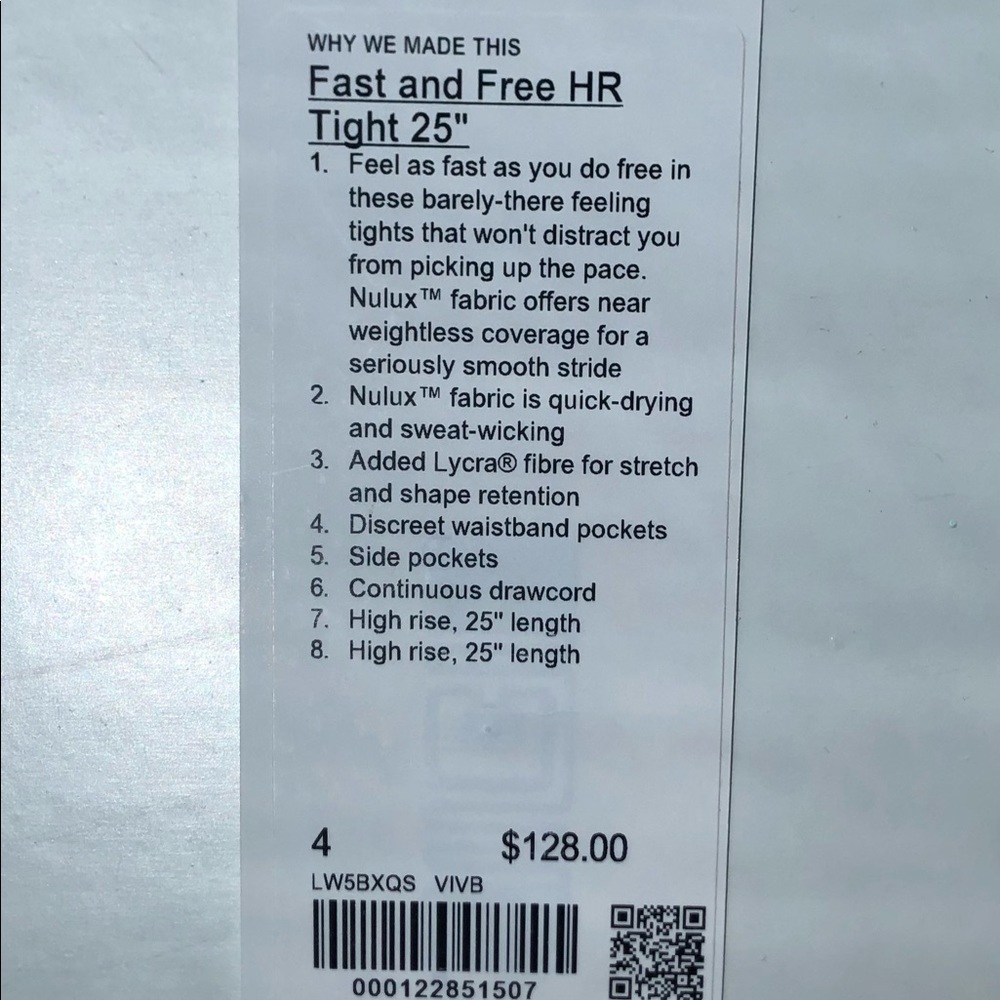 ❗️sold lululemon fast and free 25” - Picture 6 of 6